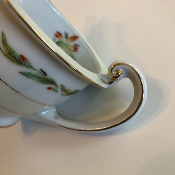 Occupied Japan Sugar & Creamer Bird Paradise - Picture 11 of 12